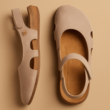Closed comfortable sandals for women.