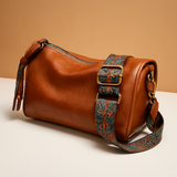 Structured crossbody bag with timeless design for women.