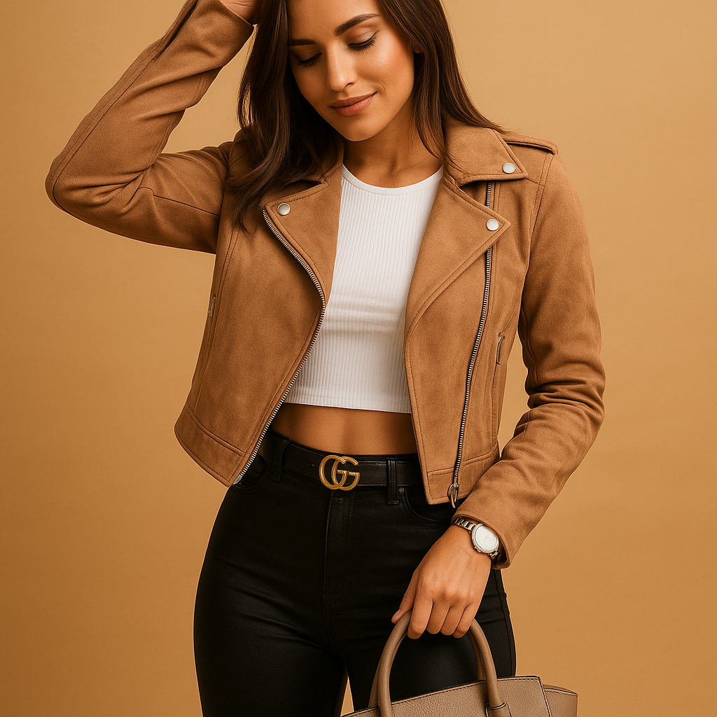 Fitted lightweight jacket for women