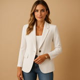 Fitted blazer with a comfortable fit for women.