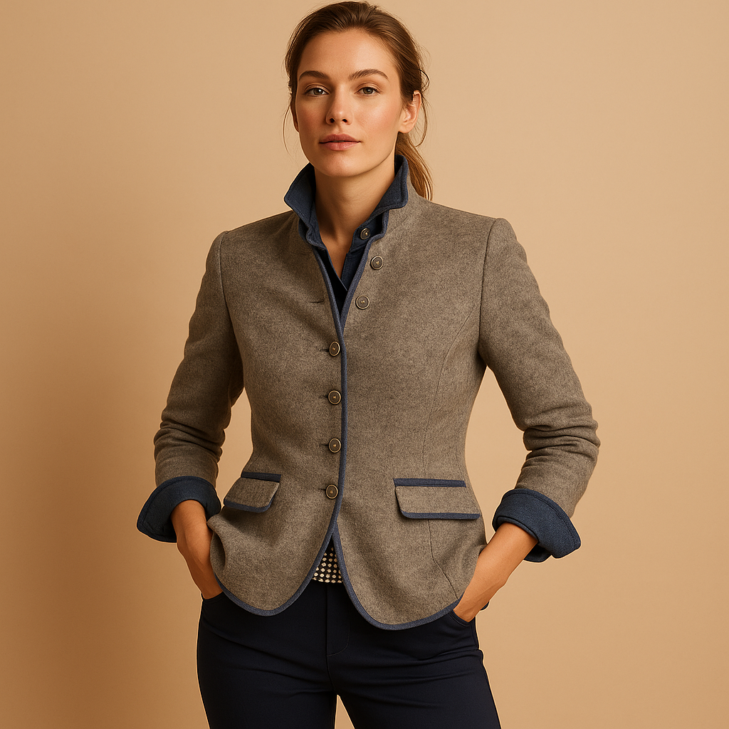 Tailored stretch jacket for women