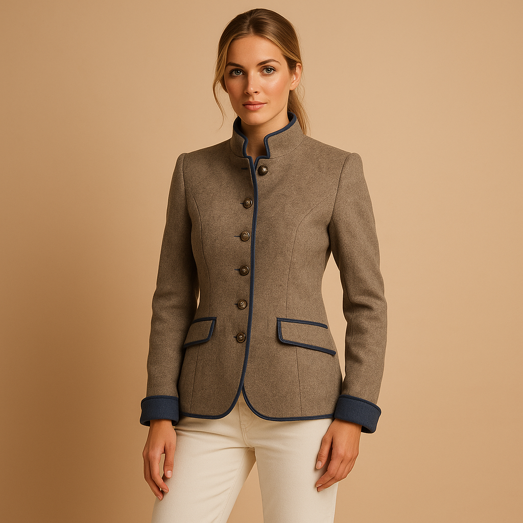 Tailored stretch jacket for women