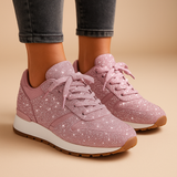 Glitter sneakers with sequins for women