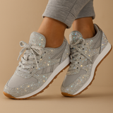 Glitter sneakers with sequins for women