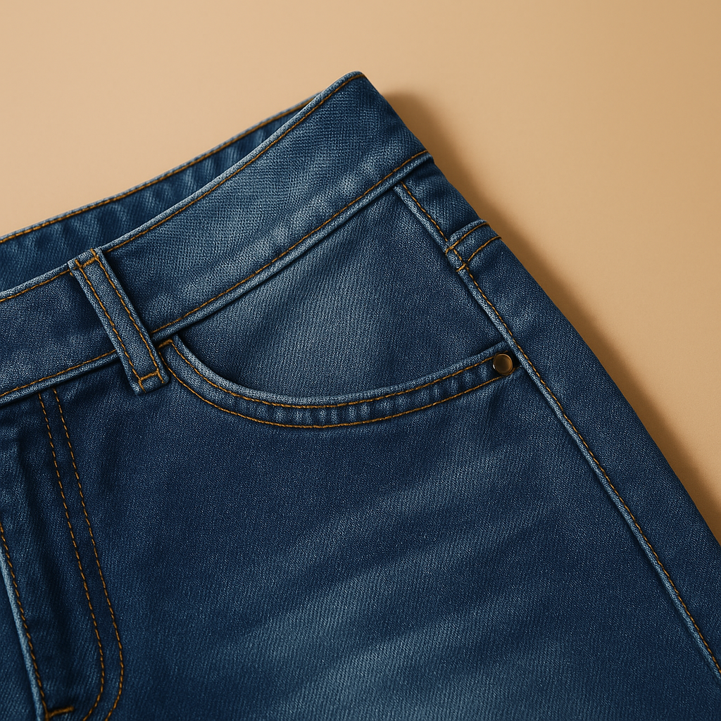 High-waisted loose fit jeans for women