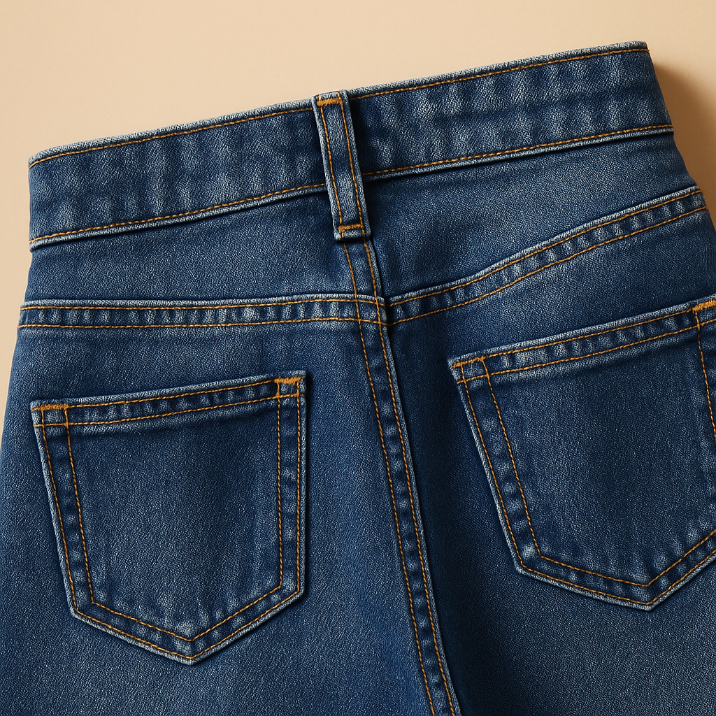 High-waisted loose fit jeans for women