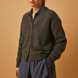 Cashmere wrap cardigan for women.