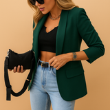 Long elegant blazer for women.