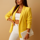 Long elegant blazer for women.