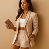 Long elegant blazer for women.