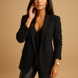 Long elegant blazer for women.