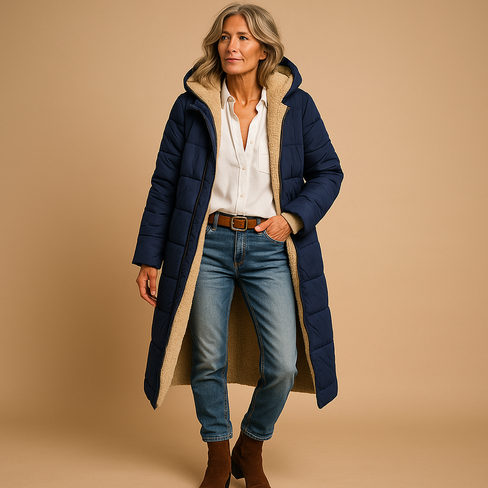Long winter coat for women