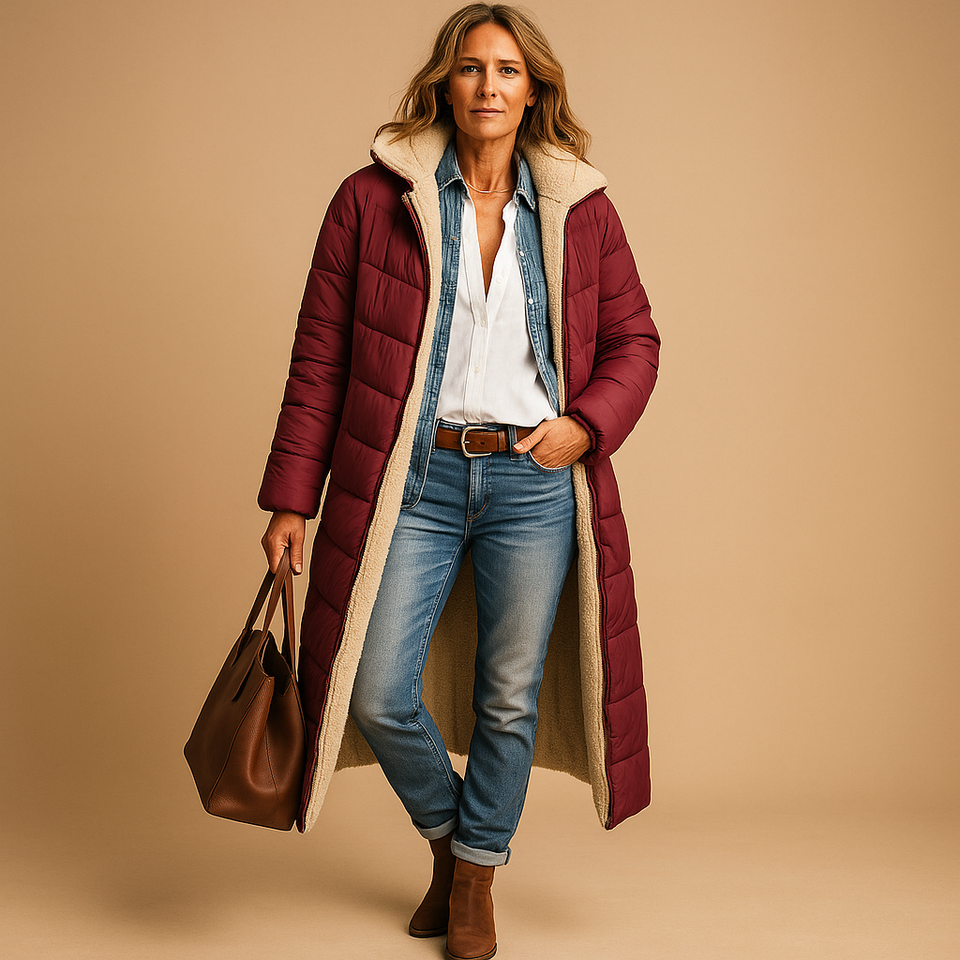 Long winter coat for women
