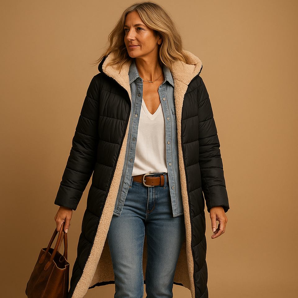 Long winter coat for women