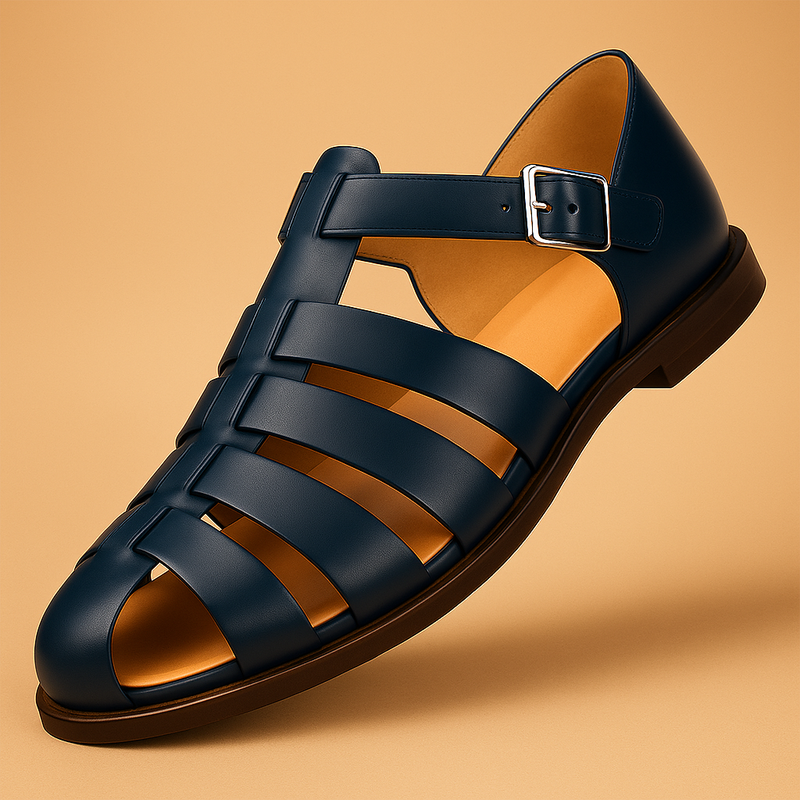 Stylish leather sandals for women with a comfortable fit.