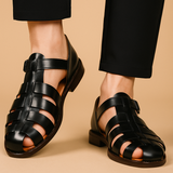 Stylish leather sandals for women with a comfortable fit.