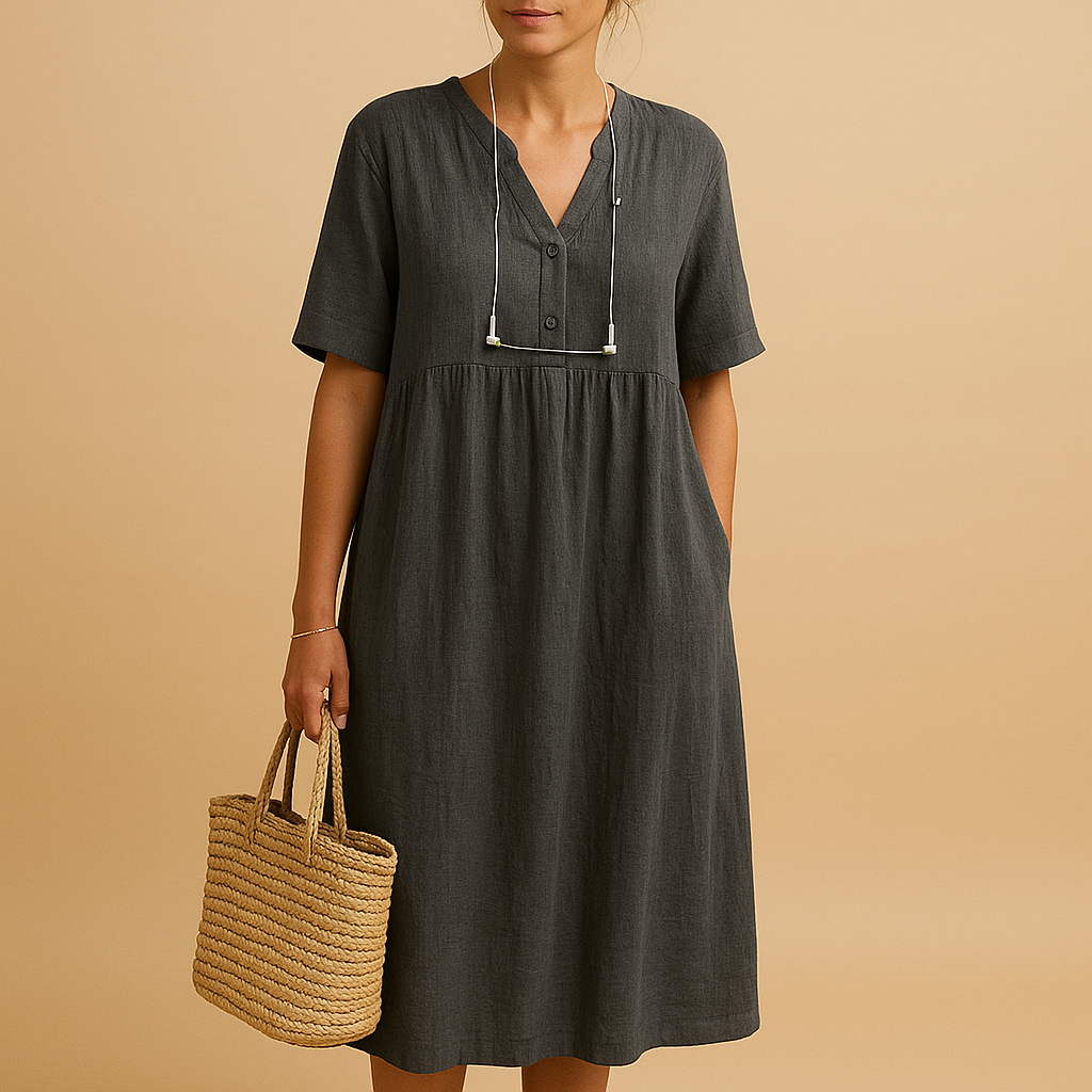 Lightweight breathable summer dress for women.