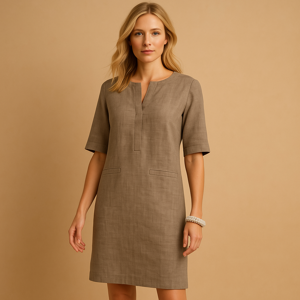 Lightweight casual chic dress for women.