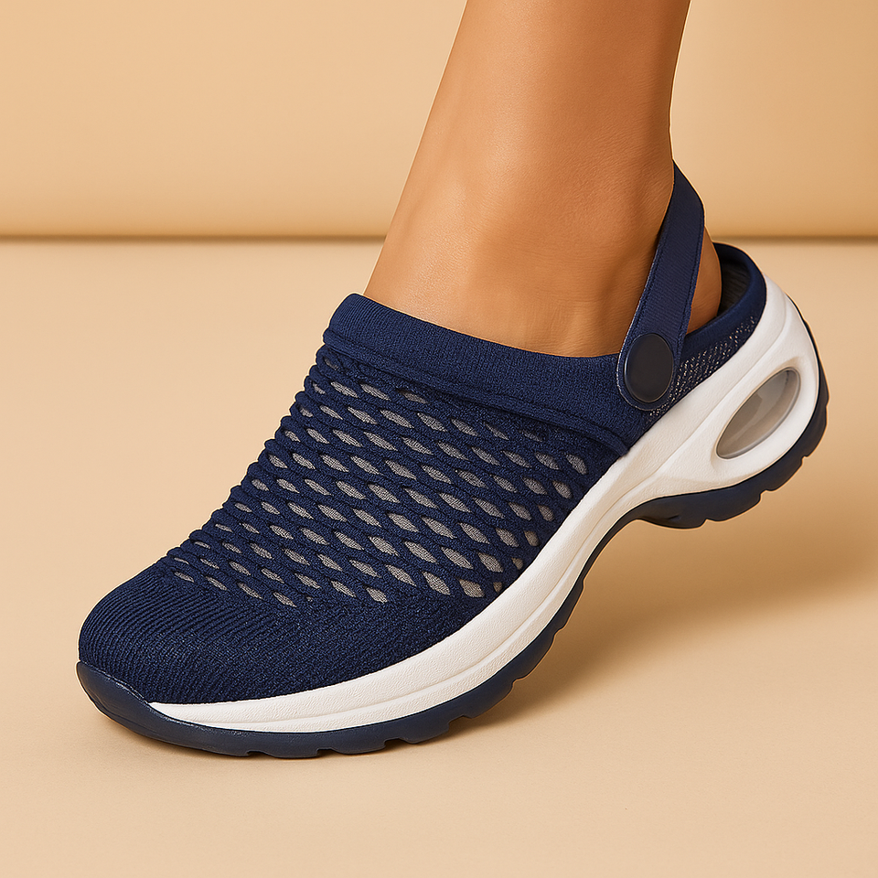 Lightweight comfort shoes with air cushion soles for women