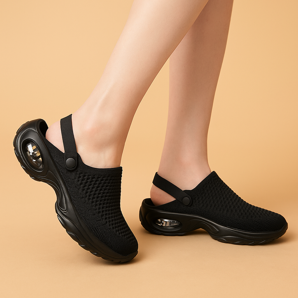 Lightweight comfort shoes with air cushion soles for women