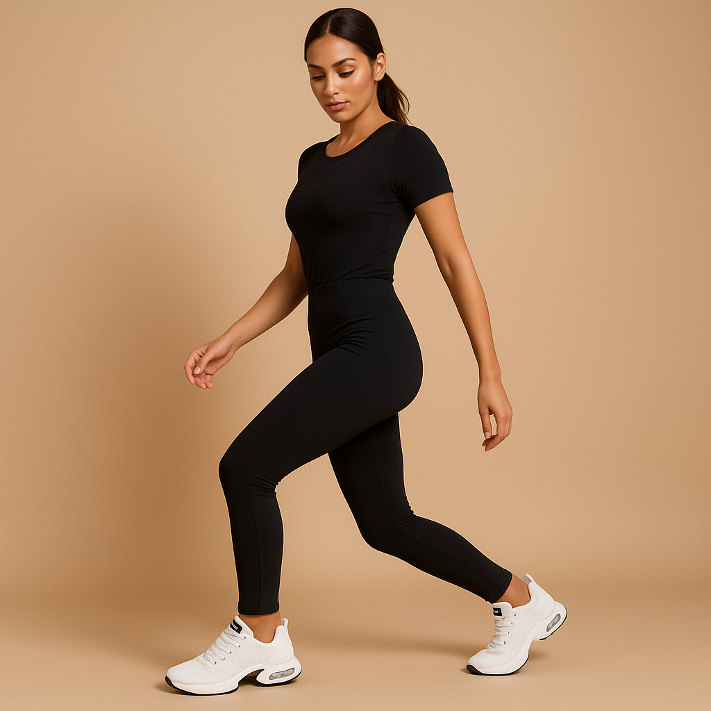 Lightweight running sneakers with breathable design for women