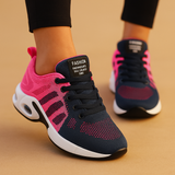 Lightweight running sneakers with breathable design for women