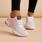 Lightweight walking shoes with slip-on design for women