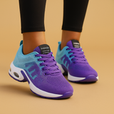 Lightweight walking shoes with slip-on design for women