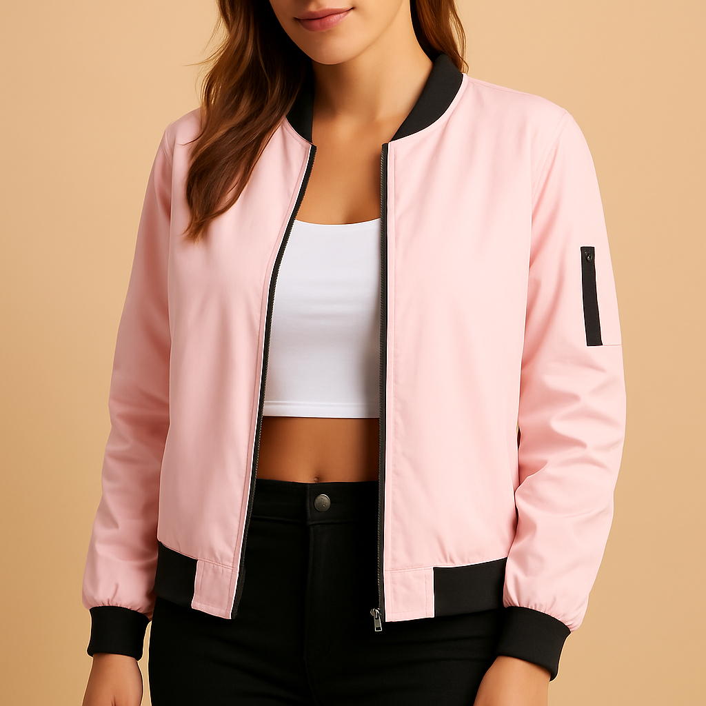 Lightweight summer jacket with an elegant fit for women