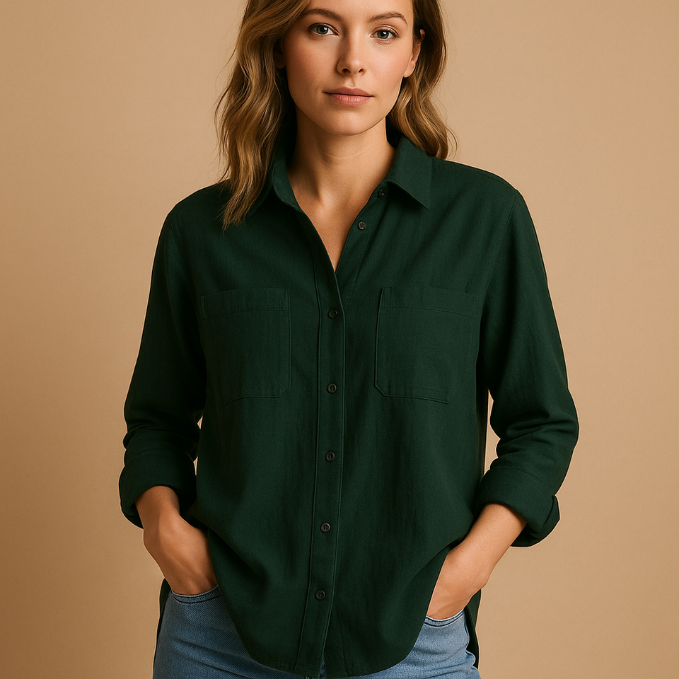 Long-sleeved blouse for women