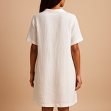 Lightweight knee-length midi dress for women.