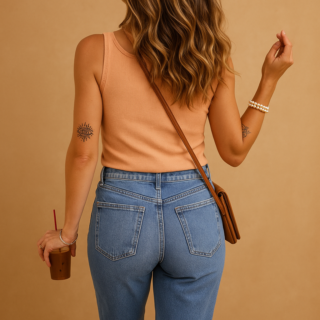 Lightweight tank top with U-neck for women
