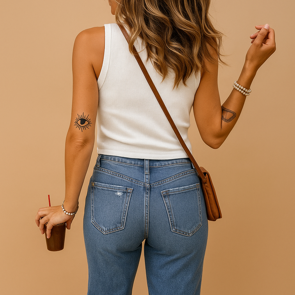 Lightweight tank top with U-neck for women