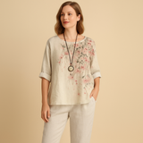 Lightweight two-piece set for women.