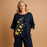 Lightweight two-piece set for women.