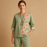 Lightweight two-piece set for women.