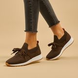 Lightweight mesh lace-up shoes for women