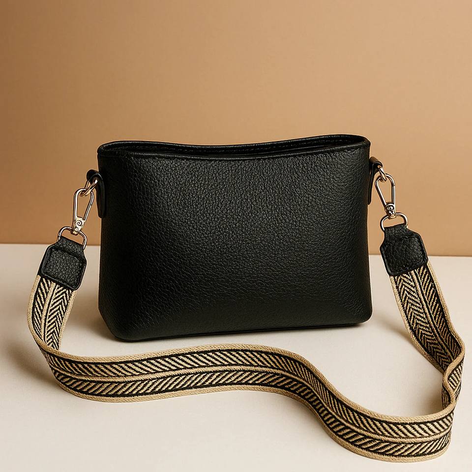 Modern sling bag with adjustable strap for women.