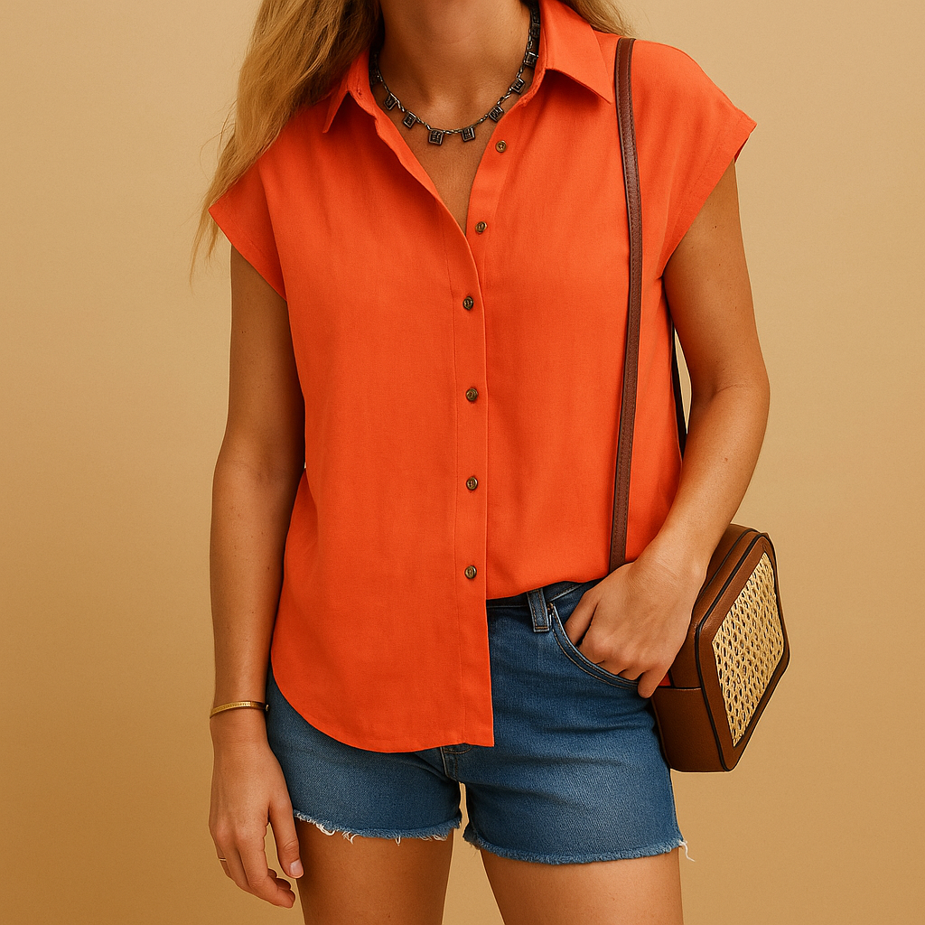 Sleeveless shirt for women