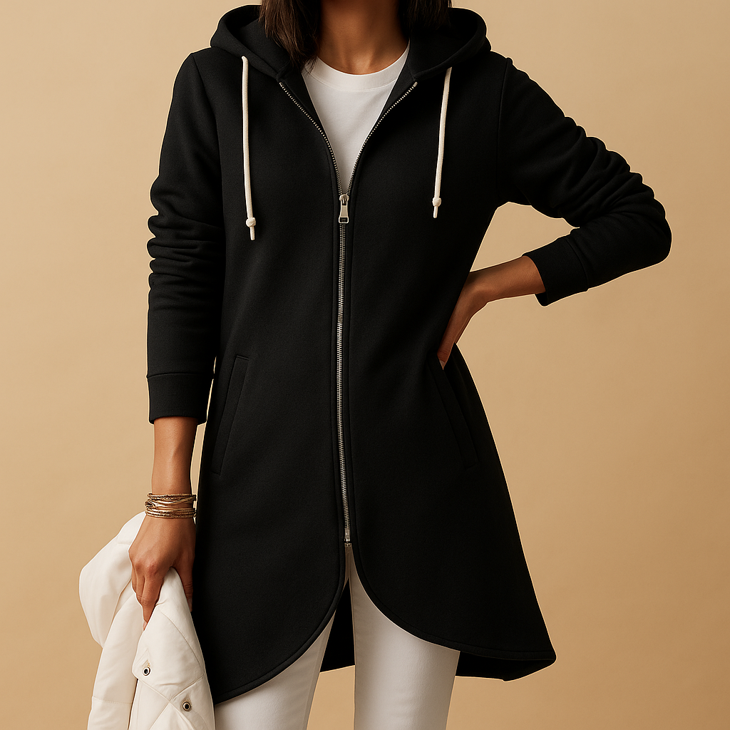 Elegant open knit cardigan for women.