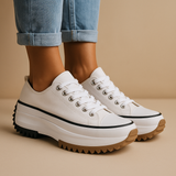 Platform sneakers with chunky soles for women