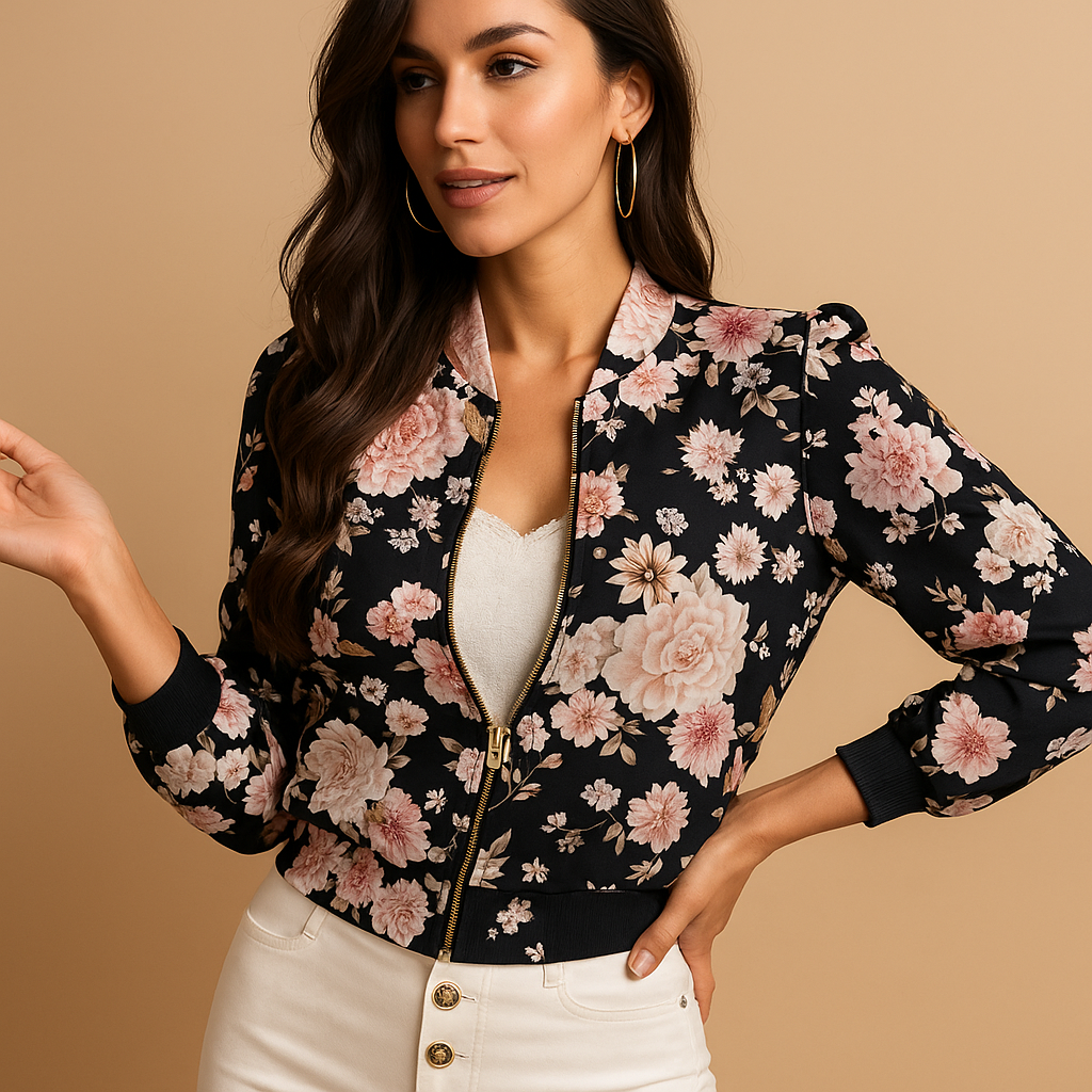Stylish lightweight summer jacket for women