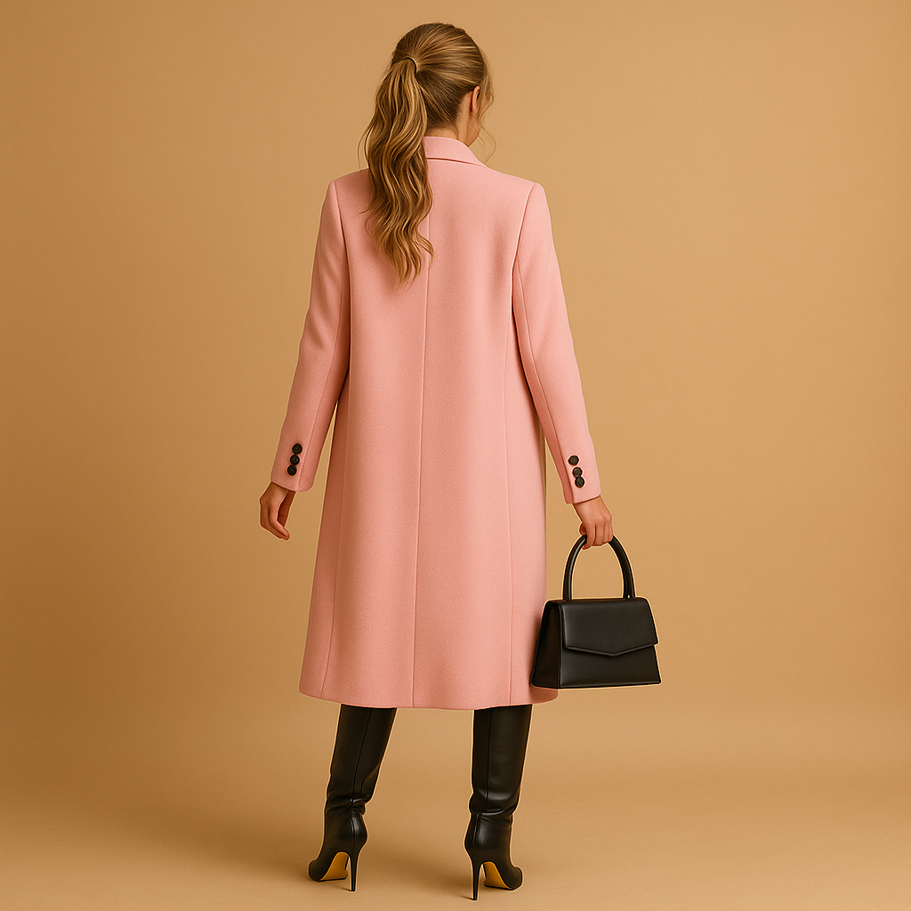 Stylish long winter coat for women