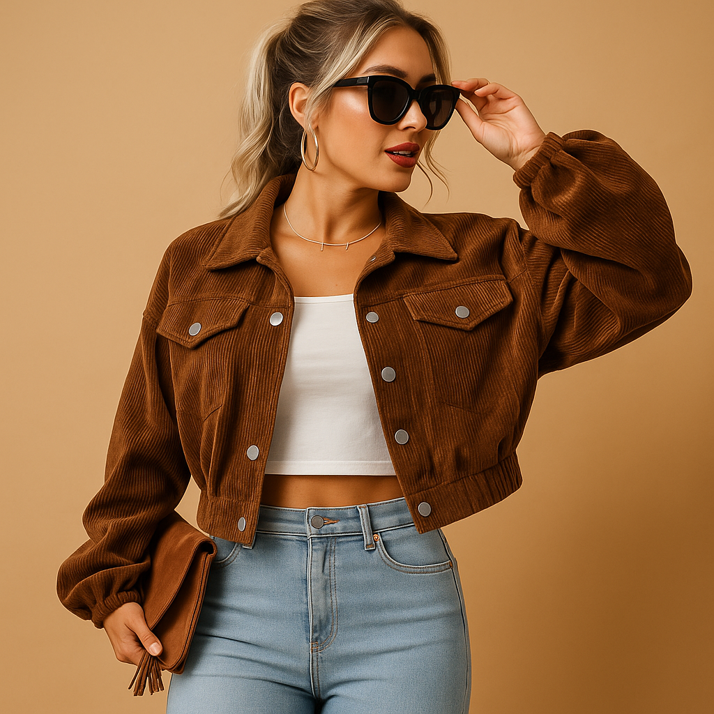Timeless elegant coat for women with warm lining