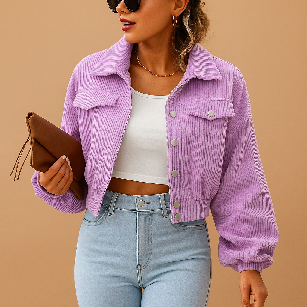 Timeless elegant coat for women with warm lining