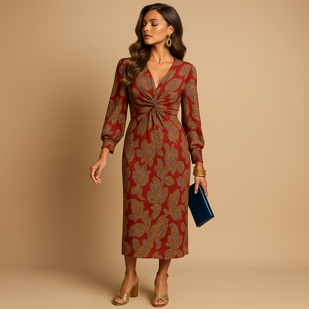 Timeless elegant dress for women.