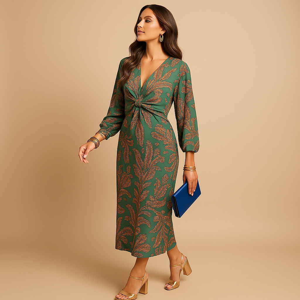 Timeless elegant dress for women.