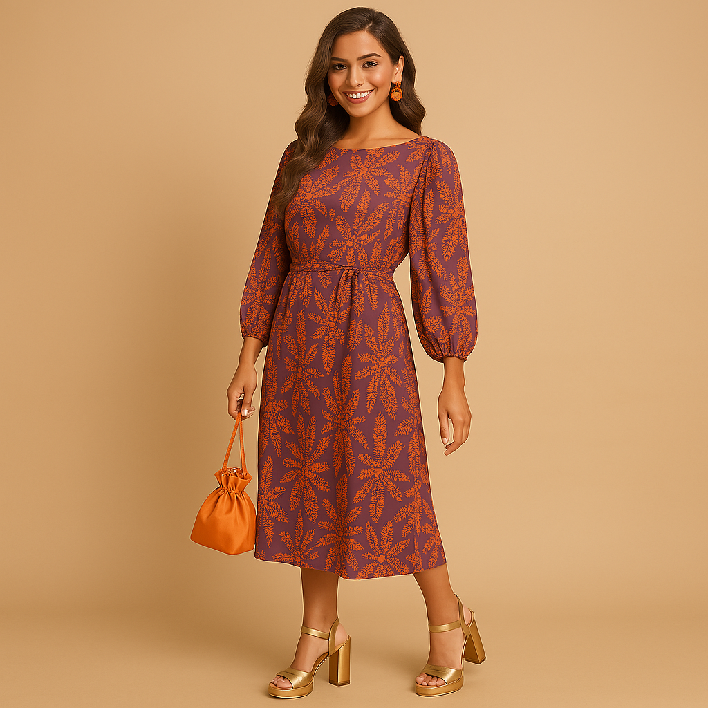 Timeless elegant dress for women.