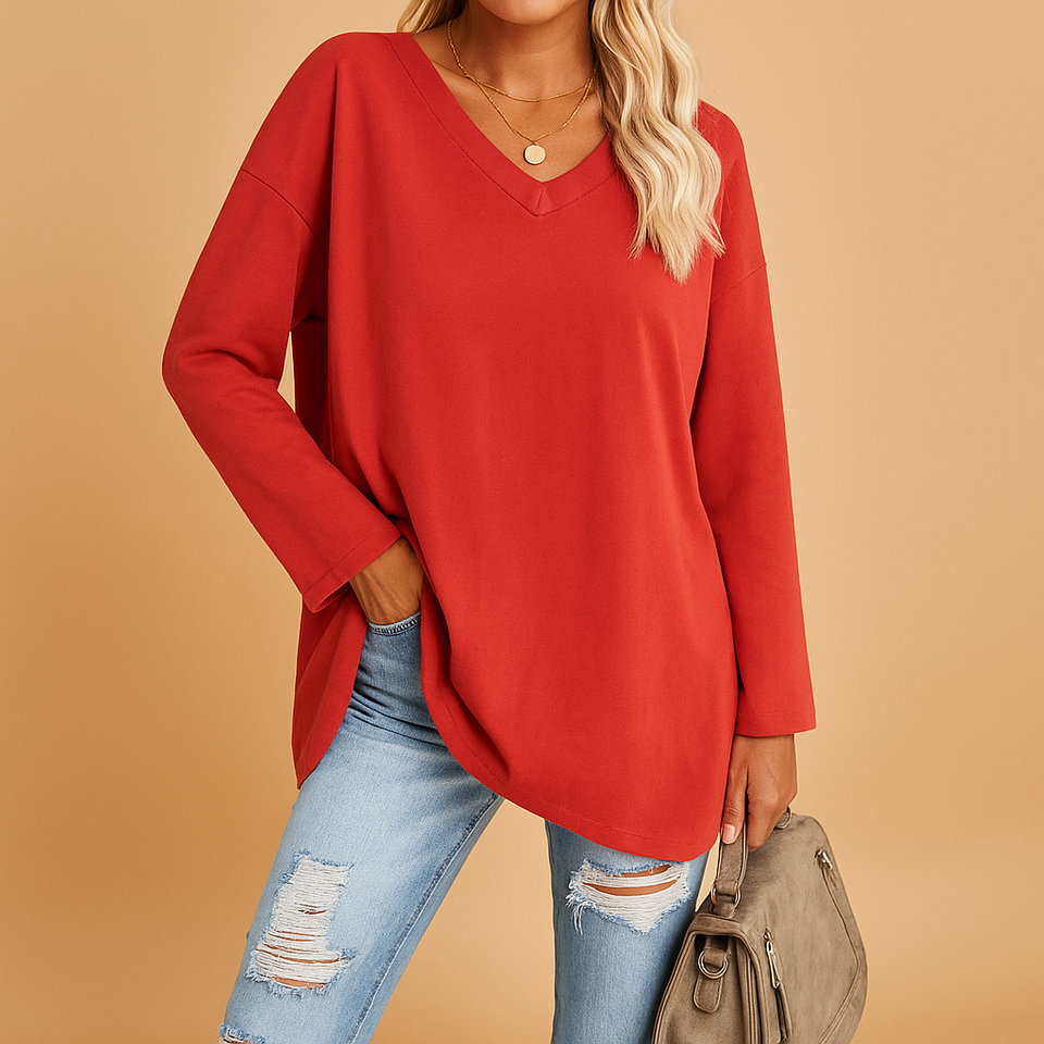 Loose-fitting summer top for women