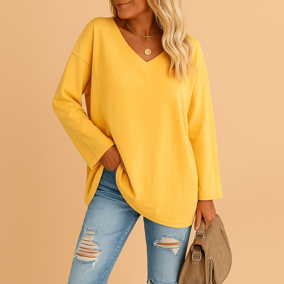 Loose-fitting summer top for women